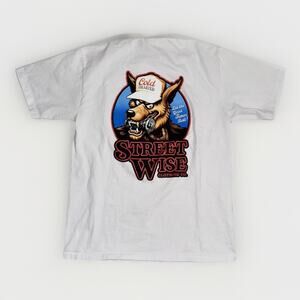 Streetwise Clothing Co. Graphic Wolf T-Shirt White XL 21x30 Cold Hearted